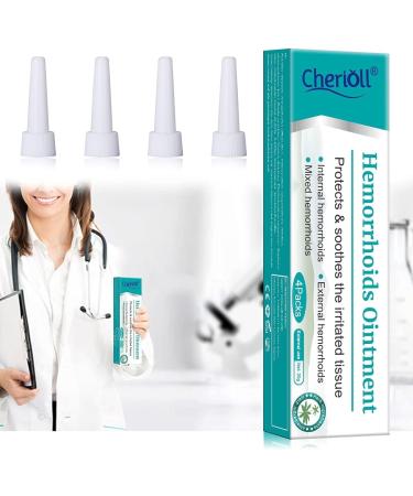 Hemorrhoid Cream 20g*4 (Assistant tub 8Pcs) - Natural Fast Pain Relief Treatment for Hemorrhoids & Fissures - 12 Piece Set - Buy Online on GoSupps.com
