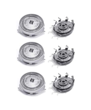 Centtechi Replacement Shaver Heads for Norelco Philips SH50, Electric Shaving Head 5000 Series Shavers Rotary Blades for Men Double Layers Trimmer Razor Accessories