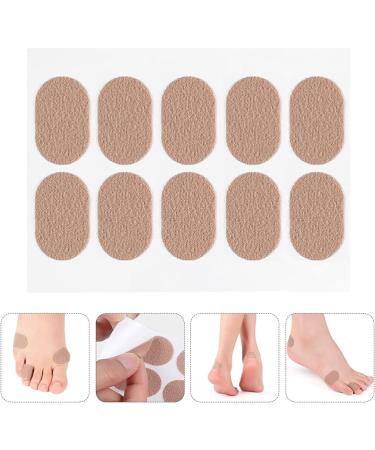 Beaupretty Moleskin Heel and Toe Tape Pads - 10pcs Self-Stick Adhesive Cushions for Foot Pain Relief and Blister Prevention - Buy Online on GoSupps.com