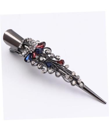 Didiseaon 1PC Metal grace Hair piece animal modeling Hair Clips styling alligator hair accessories metal hair clip Bobby Pins rhinestones make up hair Korean version dense headgear - Buy Online on GoSupps.com