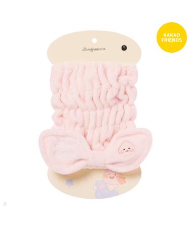 KAKAO FRIENDS Lovely Apeach Ribbon Hair Turban Bath Wrap (Pink) - Official Merchandise - Buy Online on GoSupps.com