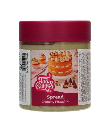FunCakes Spread Crunchy Pistache: P te tartiner pistache croustillante Parfaite pour superposer dans les g teaux taler sur ou l int rieur de cupcakes cuits - 250g