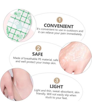 FRCOLOR 20pcs Anti-Wear Heel Stickers | Shoe Sole Protector & Windshield Cleaner | Cushions for Sandals & Loafers | Durable Polyethylene Inserts - Buy Online on GoSupps.com