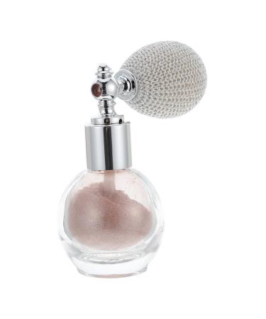 FOMIYES 2pcs Spray Glitter Hair Gel Highlighters Pressed Powder Makeup Powder Sprayer Powder Bottle Liquid As Shown 1x2pcs 7.5x6cmx2pcs