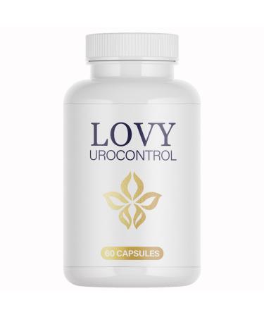 Lovy Bladder Control Supplement Bladder Health Support Supplement Natural Formula for Men & Women 60 Capsules (1pc)