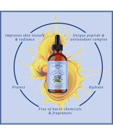 Natural Born Oils Borage Seed Oil 16oz Organic Cold-Pressed Carrier Oil High GLA Vitamins & Minerals Deep Skin Nourishment Hair Vitality - Buy Online on GoSupps.com