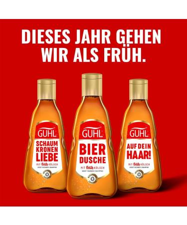 Guhl Beer Shampoo Intensively strengthens with early Cologne Content: 250 ml Noticeably strengthens and strengthens hair - Buy Online on GoSupps.com