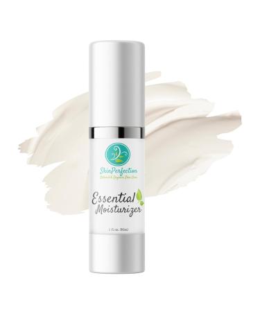 Organic Skin Perfection Essential Moisturizer - Hydrate Minimize Fine Lines & Renew Elasticity | Clean Beauty 1 Oz - International Shipping Available - Buy Online on GoSupps.com