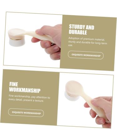 BIUDECO Face Brush Face Exfoliator Blackhead Scrubber Handheld Manual Face Cleansing Brush Face Washing Brush Silicone Face Wash Brush Facial Silica Gel Cleansing Tool Soft - Buy Online on GoSupps.com