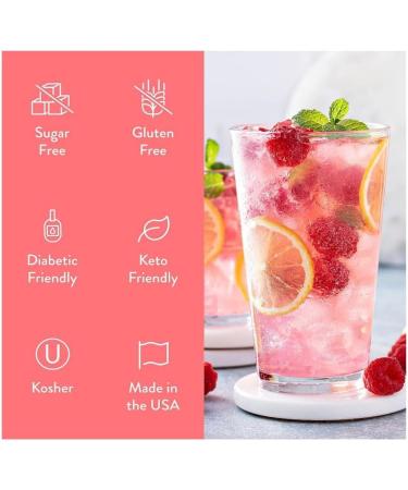 Jordan's Skinny Mixes Sugar Free Syrup Meyers Lemon Raspberry Flavor Fruit Flavored Water Enhancer Drink Mix for Ice Tea Lemonade & More Zero Calorie Flavoring Keto Friendly 750ML 1 Pack - Buy Online on GoSupps.com