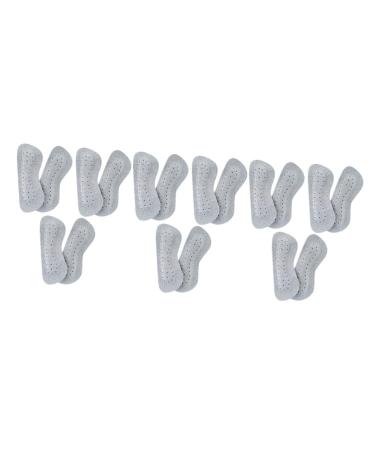 9 Pairs Anti-wear Foot Stickers Anti-wear Shoe Pad Wear-Resistant Sticker Anti-Slip Heel Pads High Heels Pad Rear Heel Cushion Cow Leather Heels Pad Rear Heel Sticker Shoe Heel Pad/726 Grey