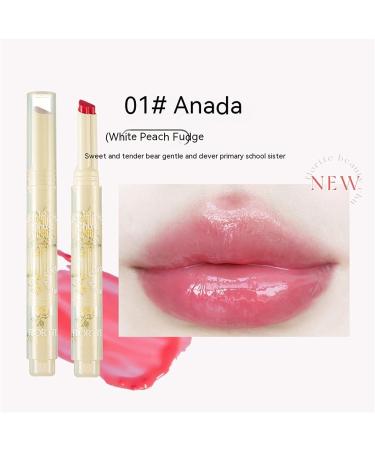 Flortte Jelly Lipstick - Heart Shaped Moisturizing Lip Glaze Pen (01) - Buy Online on GoSupps.com