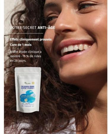 Marine Collagen Powder Type 1-3 & Vitamin C | Pear Flavor | Anti-Aging & Anti-Wrinkle | 150g | 1 Month Treatment | Made in France | Valebio - Buy Online on GoSupps.com