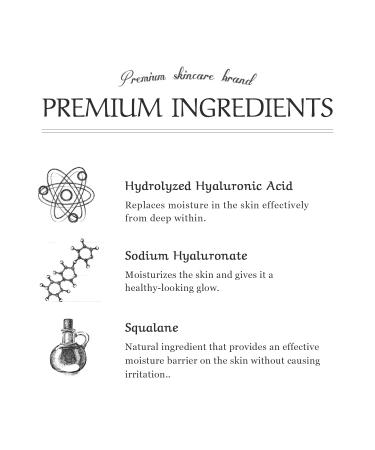 CHALLANS de PARIS Aqua Korean Facial Hydrating Serum - 1.18 fl. Oz (35ml) | All Skin Types | International Shipping Available - Buy Online on GoSupps.com