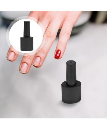 Flacons Vernis Ongles 10ml Mats Noirs en Verre Anti-lumi re Lot de 10 Bouchons et Pinceaux R utilisables pour Manucure Accessoires Nail Art et Rangement Produits Beaut  - Buy Online on GoSupps.com