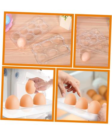 GLEAVI 2pcs Refrigerator Eggs Fridge Egg Holes Trays Egg Display Racks Egg Carton Egg Plate Lattice - Buy Online on GoSupps.com