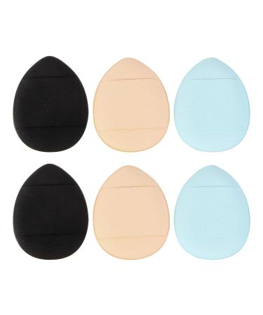 Uonlytech 6pcs Fingertip Mini Makeup Sponge Set - Foundation & Powder Puffs for Easy Application - Wet & Dry Beauty Tools for Women - Buy Online on GoSupps.com