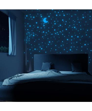 Glow Ceiling Stars Blue - Kids Bedroom Decor Wall Stickers - Buy Online on GoSupps.com