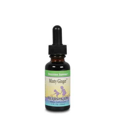 Herbs For Kids Minty Ginger Liquid Unflavored (Btl-Glass) | 1oz - Buy Online on GoSupps.com