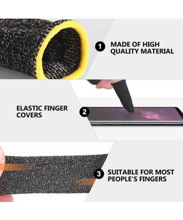 5 Pairs Finger Cot Sleeves - Enhanced Control for Mobile Gaming & Touch Screen Devices - International Shipping Available - Buy Online on GoSupps.com