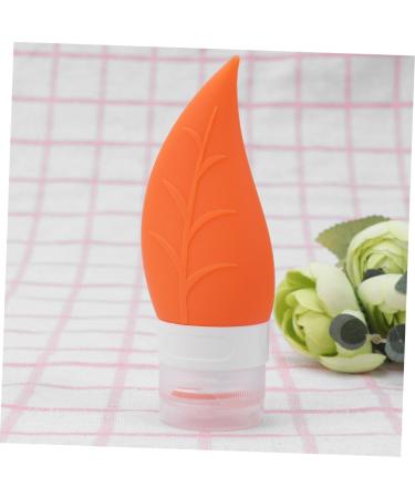 DOITOOL Lotion Shampoo Cream Travel Container Soap Travel Container Silicone Body Wash Scrubber Silicone Sub-bottle Silicone Refillable Bottle Cream Tubes Empty Bottle Bottled Size 1 Orange - Buy Online on GoSupps.com