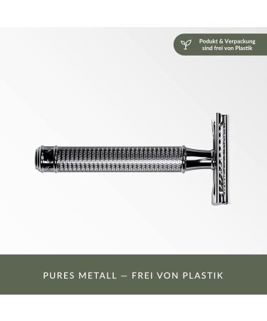 N bly Safety Razor Set for Men & Women | Eco-Friendly Shaving with Blades & Stand - International Shipping Available - Buy Online on GoSupps.com