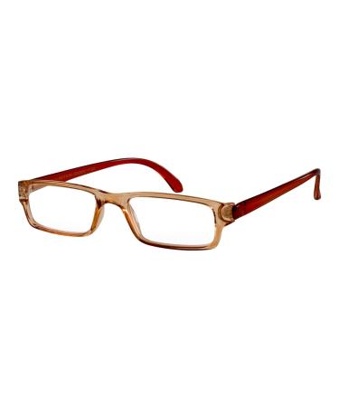 I NEED YOU reading glasses Action SPH: 2.00 Color: brown-crystal 1 piece