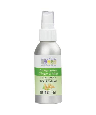 Aura Cacia Ginger/Mint Aromatherapy Mist 4 Ounce - 6 per case.6
