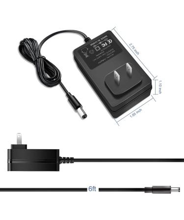 Replacement 12V Charger for Razor Power Core 90 Electric Scooter | Compatible with Razor E90, E95, ePunk, XLR8R, Electric Scream Machine, Kids Ride On Toys | 6ft Long Power Cord Adapter - Buy Online on GoSupps.com