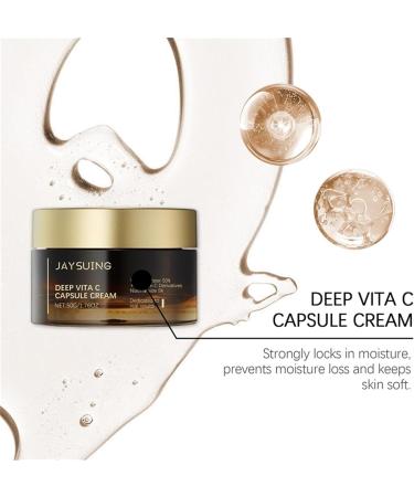  Domioey Vitamin C Deep Moisturizing Capsule Korean Skin Care Niacinamide Whitening Cream Deep Moisturizing Cream Vitamin C Golden Boba Capsule (2) - Buy Online on GoSupps.com