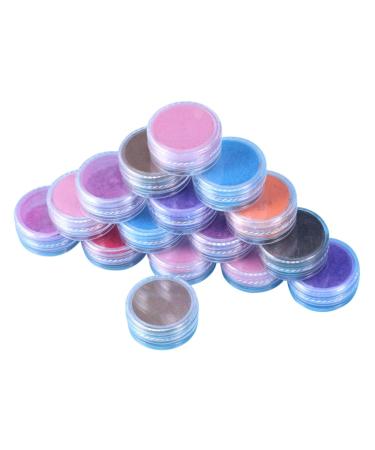 STOBOK STOBOK - 16-Color Glitter Pigment for Eyeshadow Lip Gloss Projects Dongles Theme Parties (Random Color)