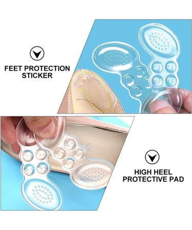 Anti-Drop Heel Protector Sticker Pad - 4 Pairs Transparent Clear Stickers for High Heels - Buy Online on GoSupps.com