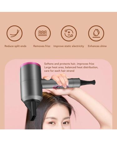 High Power Ionic Hair Dryer Fast Drying Constant Temperature Design Adjustable Comfortable Hold Three Gears Lightweight Material - Buy Online on GoSupps.com