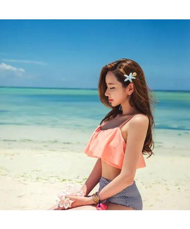 Honbay 5PCS Shell Pearl Starfish Hair Clip Set - Beach Wedding Hair Barrettes for Women, Girls (5 Styles) - Buy Online on GoSupps.com