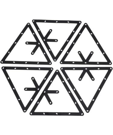 Zetiling 6PCS Magic Rack Billiards Sheet - Pool Table Triangle Ball Holder for 8, 9, and 10 Ball Rack - Cue Accessories - Buy Online on GoSupps.com
