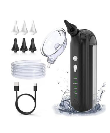 Outfany Earclean Pro Dotmalls Earclean Pro Welnax Electric Ear Cleaner 2024 New Ear Cleaner Ear Wax Removal - Water Powered Ear Cleaner Ipx7 Waterproof 4 Water Pressure Modes Black