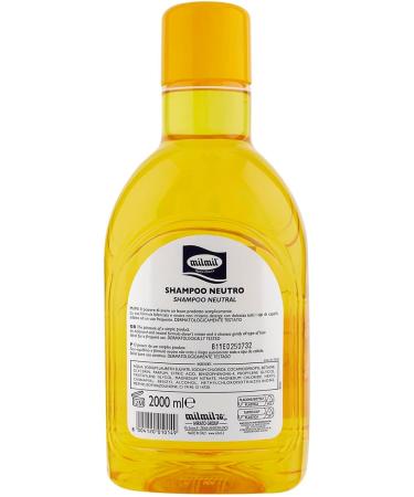  Milmil Milmil Neutral shampoo ideal for all hair types suitable for frequent use practical size - 3 x 2000 ml - Buy Online on GoSupps.com
