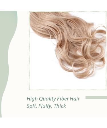 Sego 50cm Clip-In Braid Ponytail Extension - Wavy Golden Mix Blonde | Voluminous Synthetic Hair (150g) - Buy Online on GoSupps.com