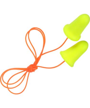 3M Ear Plugs 200/Box E-A-Rsoft FX 312-1260 Corded Disposable Foam NRR 33 Drilling Grinding Machining Sawing Sanding Welding 1/Poly Bag