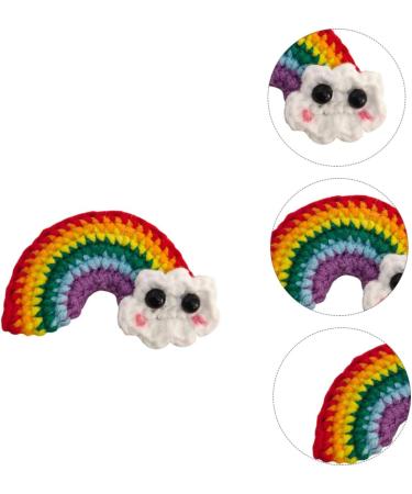 minkissy 1 Pair Rainbow Barrettes Cotton Rainbow Pendant Candy Color Hair Clip Hair Bang Clip Snap Side Clamp Little Girl Hair Clips Girl Hair Accessory Accessories Child Temperament Alloy - Buy Online on GoSupps.com