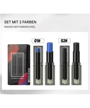  Generisch Color-changing lipstick 2-pack of long-lasting tinted balms (3.3 g) 24 hours - Buy Online on GoSupps.com
