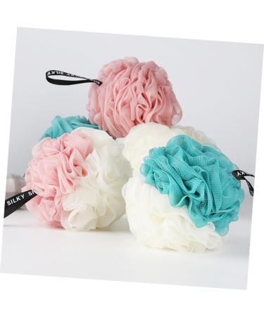 Balacoo 2pcs Mesh Sponge Shower Ball - Large Bath Pouf for Women | Ultra Soft & Durable - Buy Online on GoSupps.com