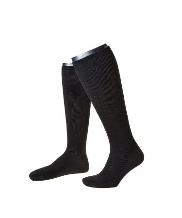 NORDPOL support knee socks for women and men 1 pair black Made in Germany size 42-44