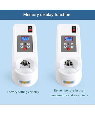 Ujuzaeos Smart Electrical Glasses Frame | Adjustable 80 -160 Heating Digital Display & 6-Speed Wind Control - Perfect for Comfort & Style - Buy Online on GoSupps.com