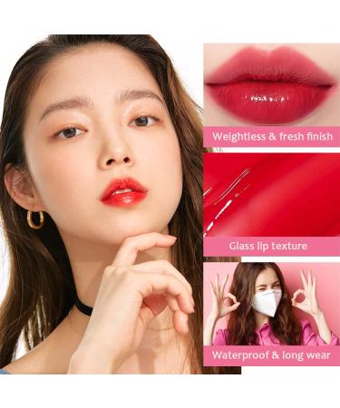 6 Colors Lip Tint Stain Set - Korean Charm Kiss Lip Gloss with Plumping Liquid Lipstick - Long Lasting, Waterproof and High Pigment - Multi-Use Lip and Cheek Tint for Vivid Makeup Looks - Buy Online on GoSupps.com