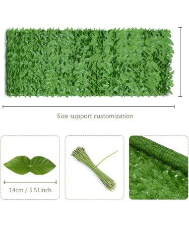 Artificial Ivy Privacy Fence Screen Artificial Hedge Fence Green Leaf Screen Plant Wall Decorative Backdrop for Outdoor Indoor Garden Fence and Wedding 0408(Color: Size:200x500cm) () - Buy Online on GoSupps.com