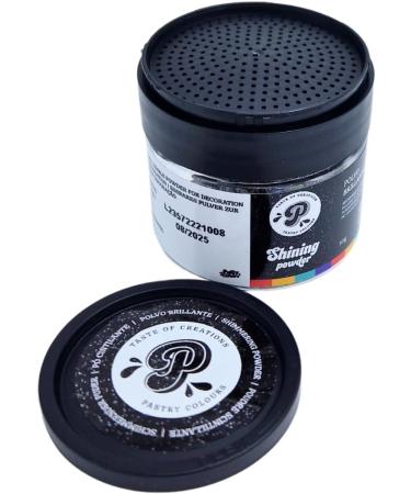 PASTRY COLOURS Edible Glitter for Cakes Edible Glitter Cake Powder Edible Decoration Powder 10 Gr (Black) - Buy Online on GoSupps.com