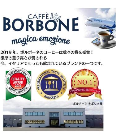 Caff Borbone Nera Blend - 50 Nespresso compatible coffee capsules Italian Espresso Made in Naples - Buy Online on GoSupps.com