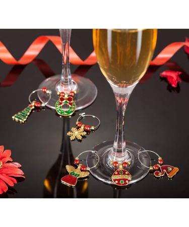 JIALEEY 100PCS Wine Glass Charm Rings - 25mm Silver Plated Jump Rings for Jewelry Making & Events - Buy Online on GoSupps.com