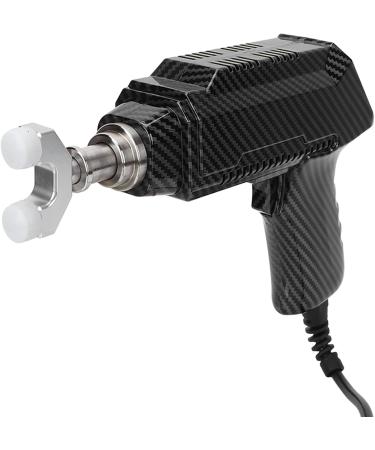 Professional Electrical Vertebral Chiropractor Tools - 6 Strength & 8 Massage Heads for Ultimate Body Relaxation - Black - Buy Online on GoSupps.com
